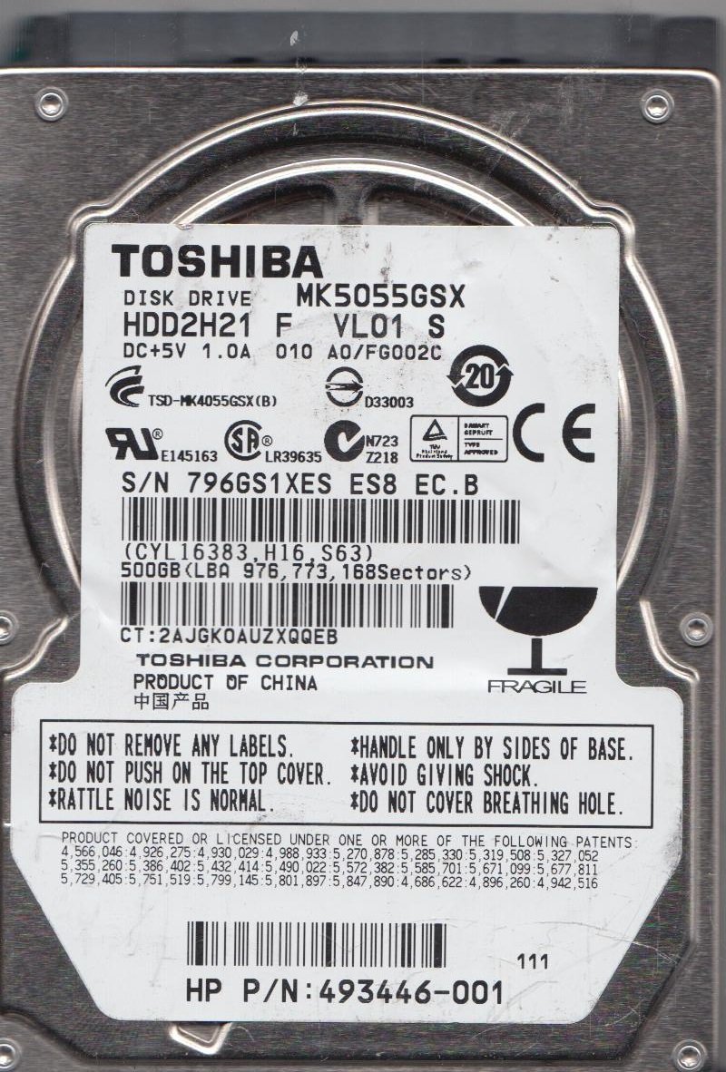 MK5055GSX A0/FG002C HDD2H21 F VL01 S Toshiba 500GB SATA 2.5 Hard Drive [並行輸入品] Amazon | MK5055GSX、A0/FG002C、HDD2H21 F VL01 S、東芝500GB