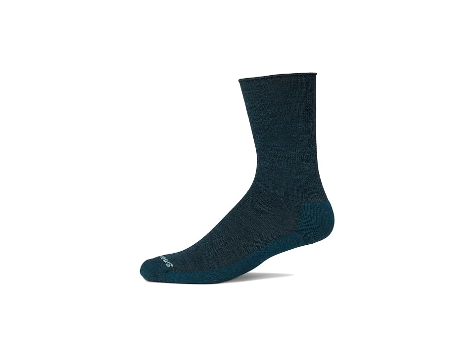 Smartwool Everyday Roll Top Crew Socks Crew Cut Socks Shoes Twilight Blue: Md (us Men's Shoe 6-8.5 - Women's S In Multi