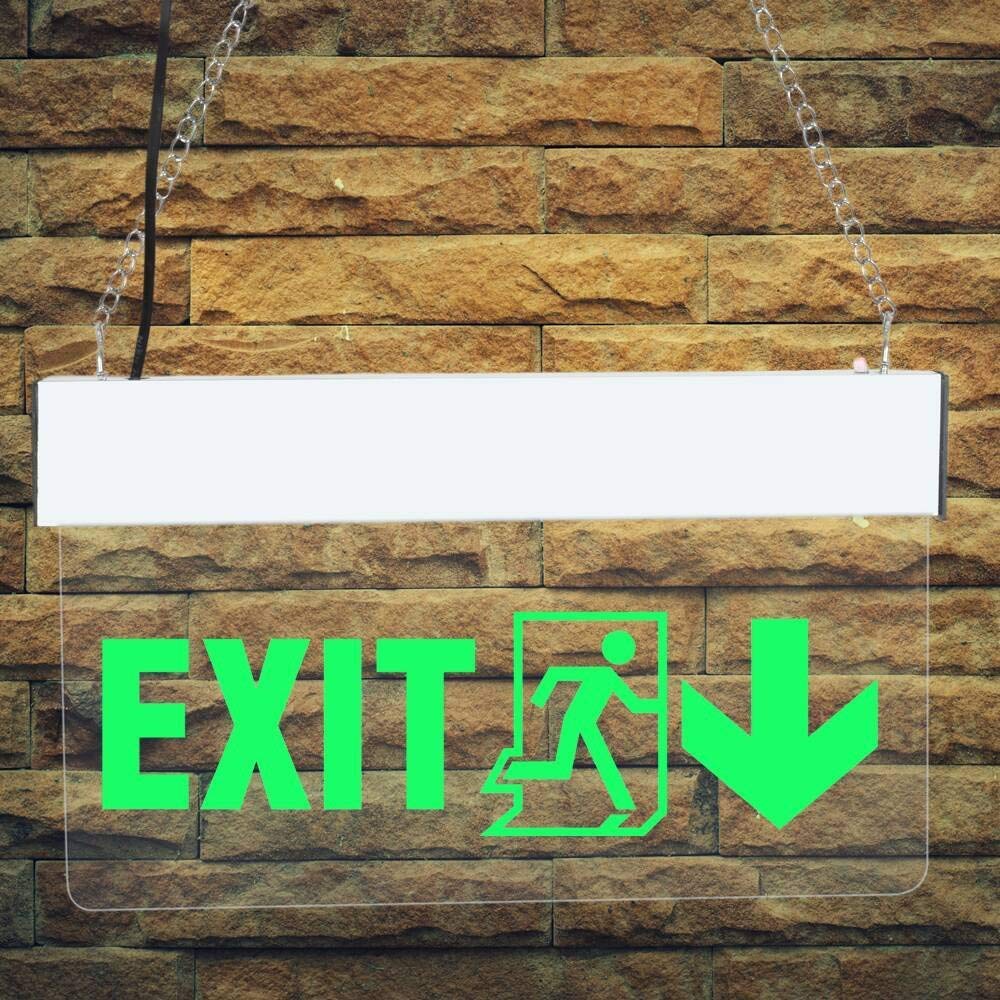 Einnovative LED EXIT Sign Board (Size: 12 Inch x 6 Inch)