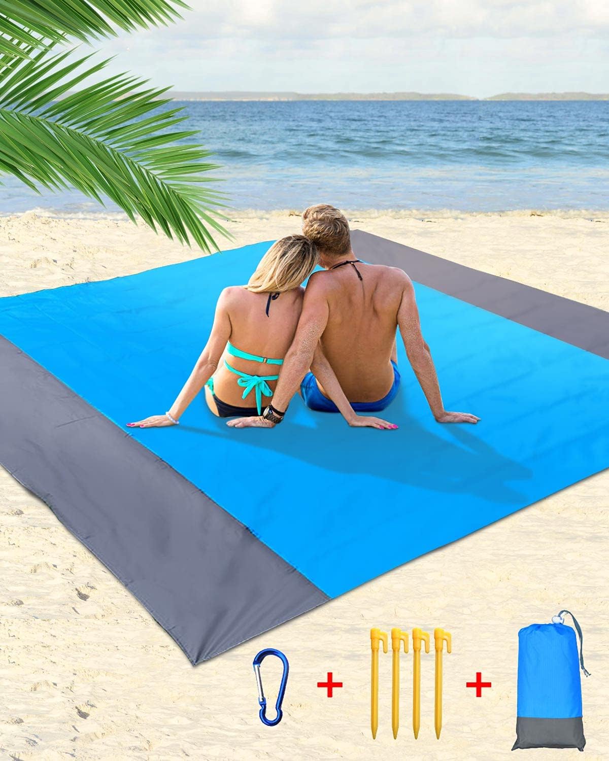 Beach Mat Picnic Blanket Waterproof 2023 Upgraded Extra Large Beach