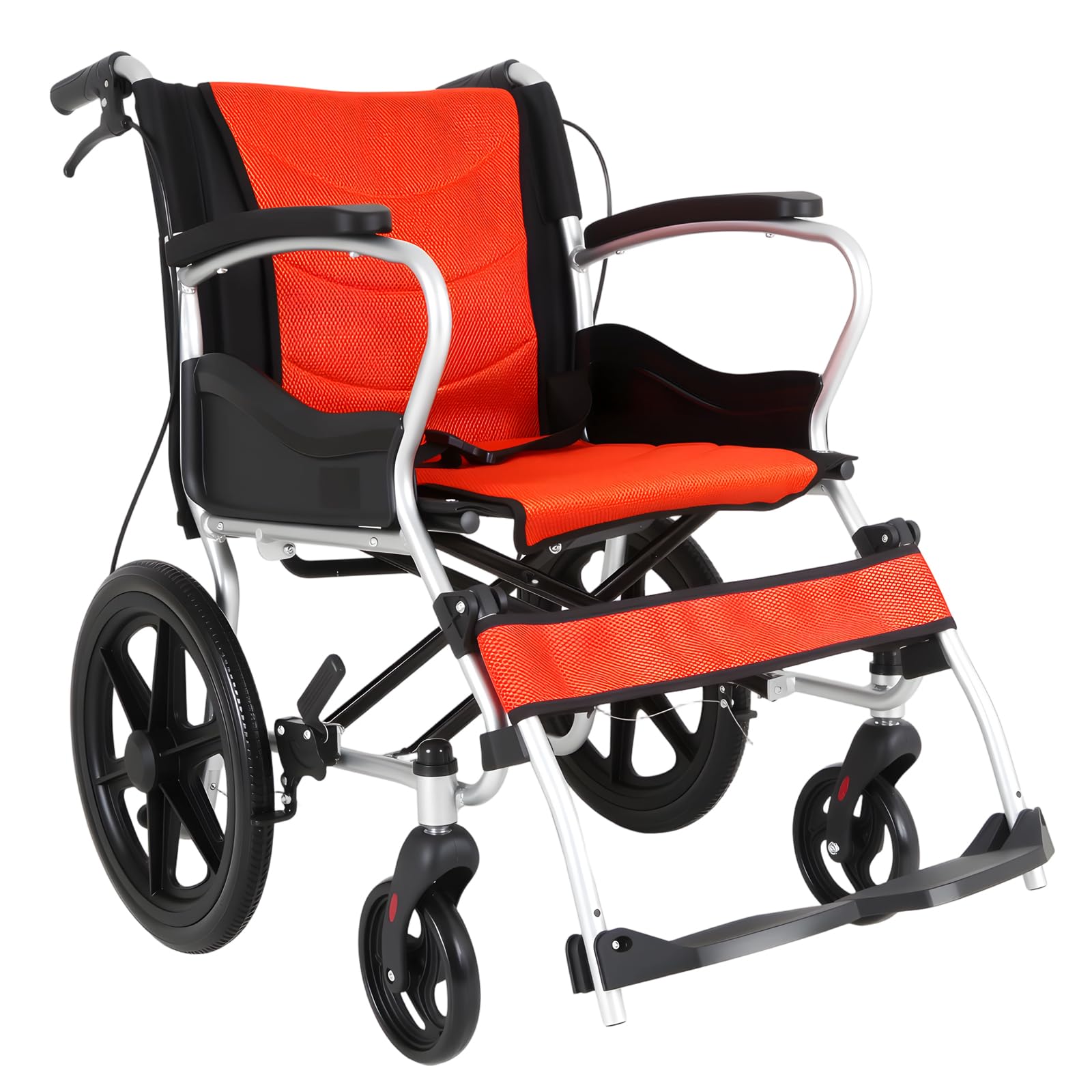 Amazon | HAIBOO 車椅子 介助用車いす 折りたたみ コンパクト 介助