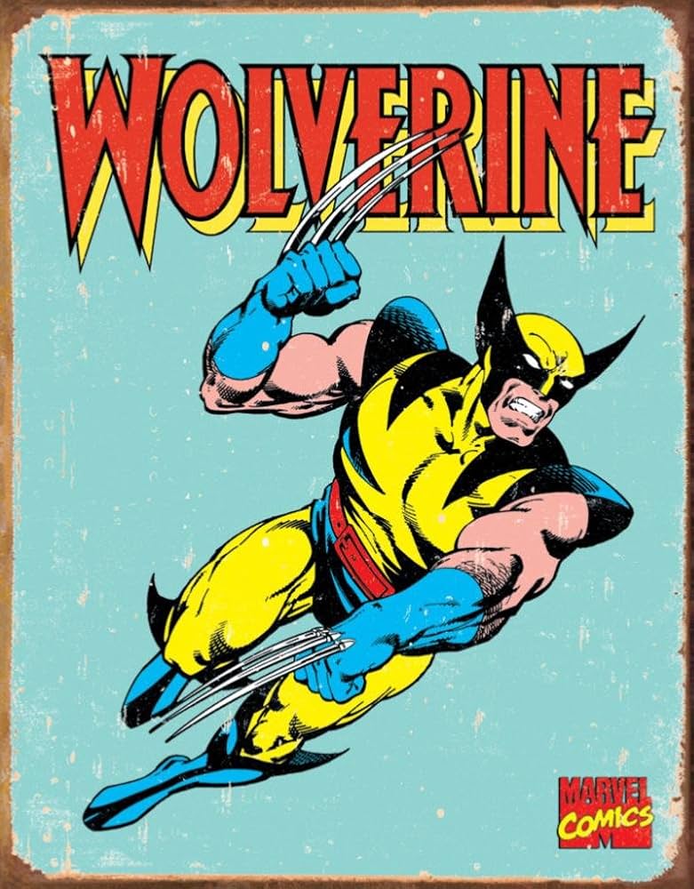 ウルヴァリン WOLVERINE ポスター MARVEL X-MEN ビンテージ ウルヴァリン WOLVERINE ポスター MARVEL X-MEN ビンテージ VINTAGE