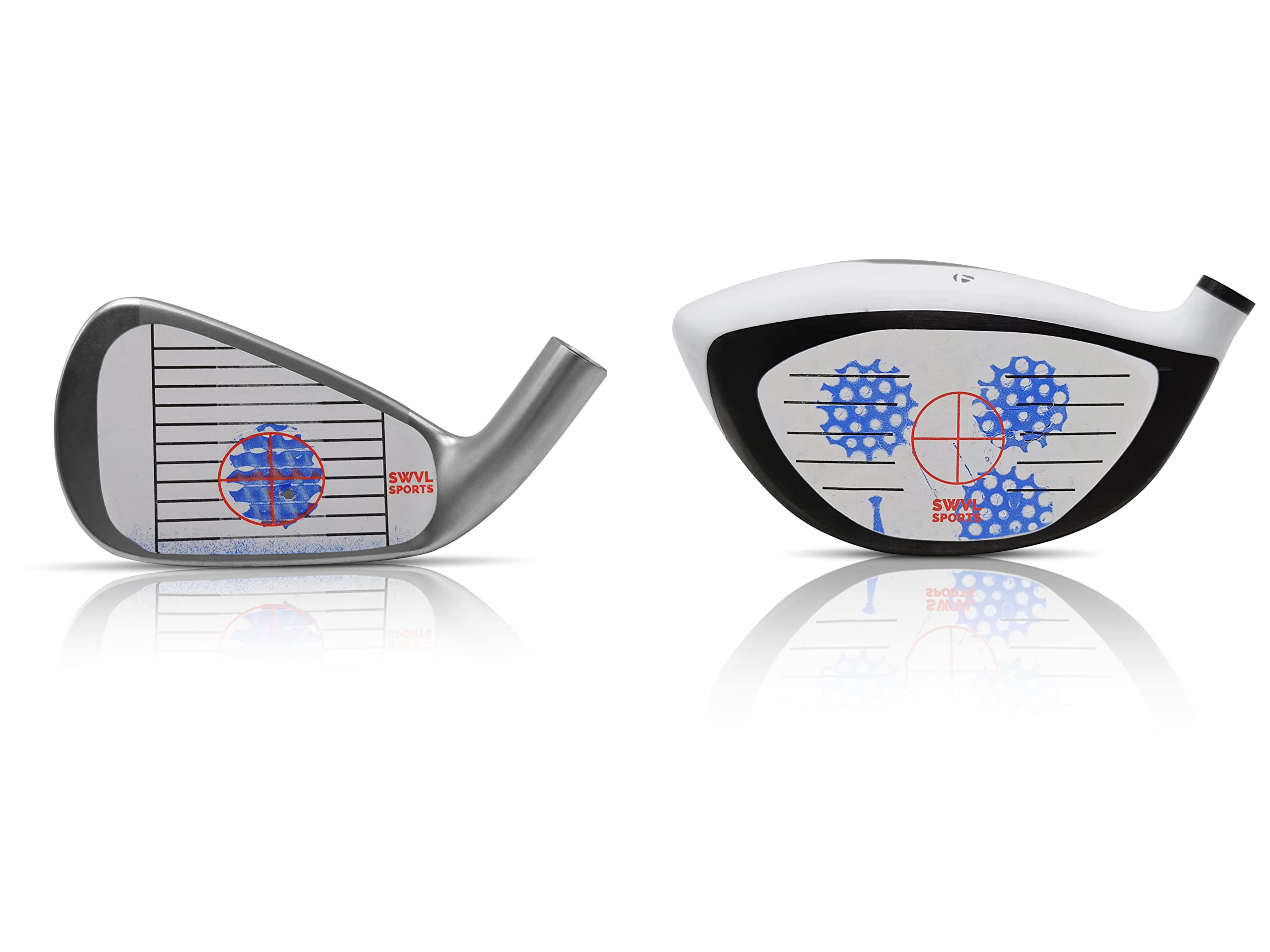 Golf Impact Tape- 52 Label Pack (26 iron & 26 Driver)