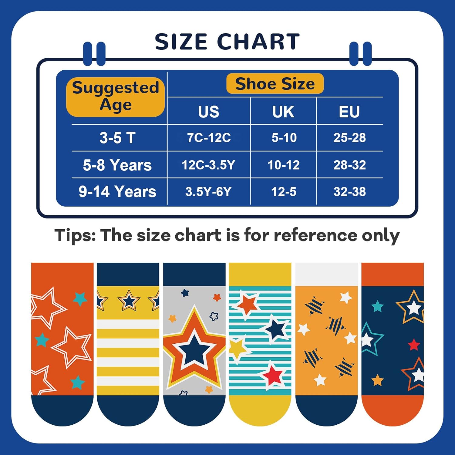 6 Pairs Kids Boys Ankle Socks Low Cut Cartoon Playful Star Stripes Breathable No Show Socks aged for 2-11 Years - Image 5