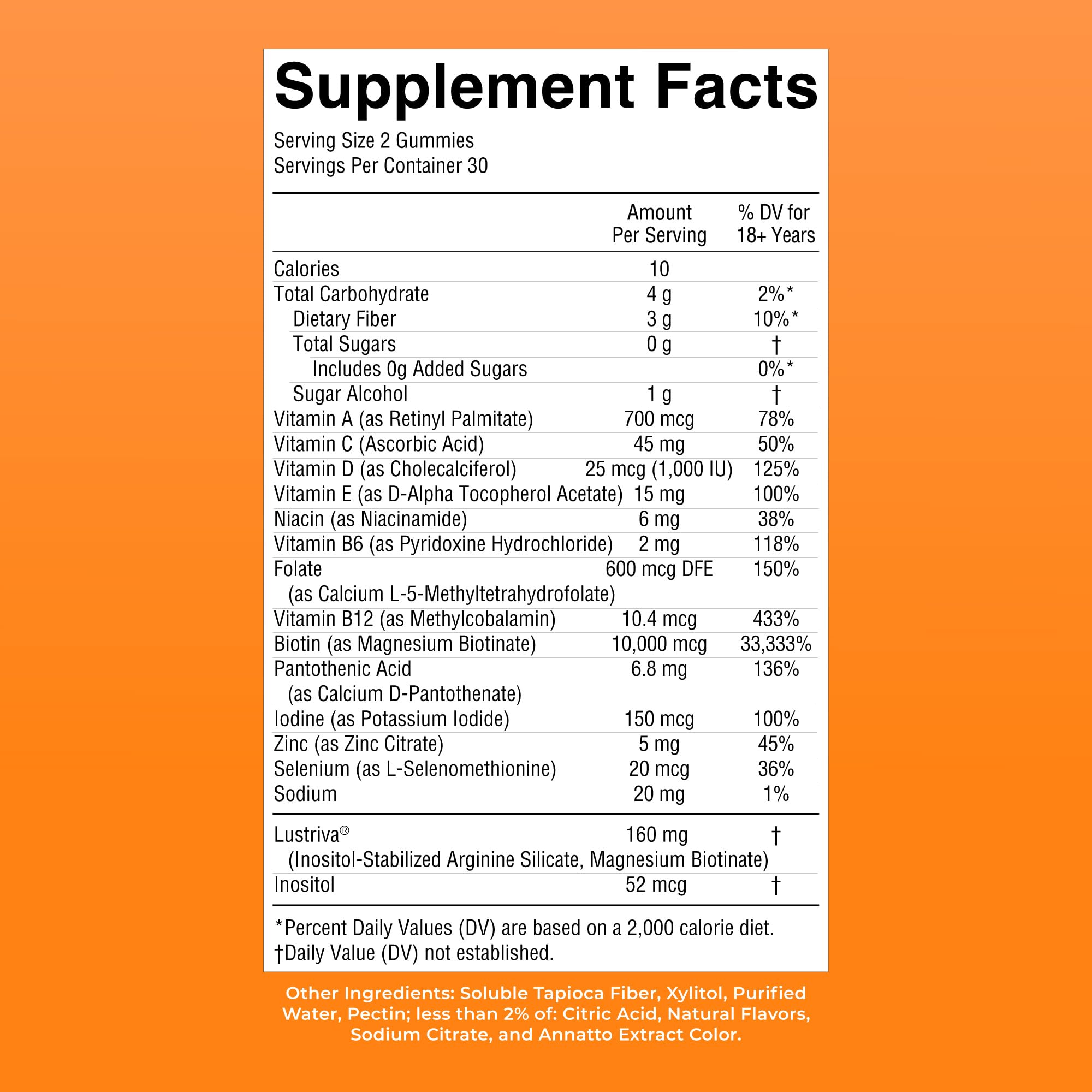 MaryRuth's Multivitamin + Hair Growth Gummies, Thicker Hair, 30 Servings — Amazon image 8