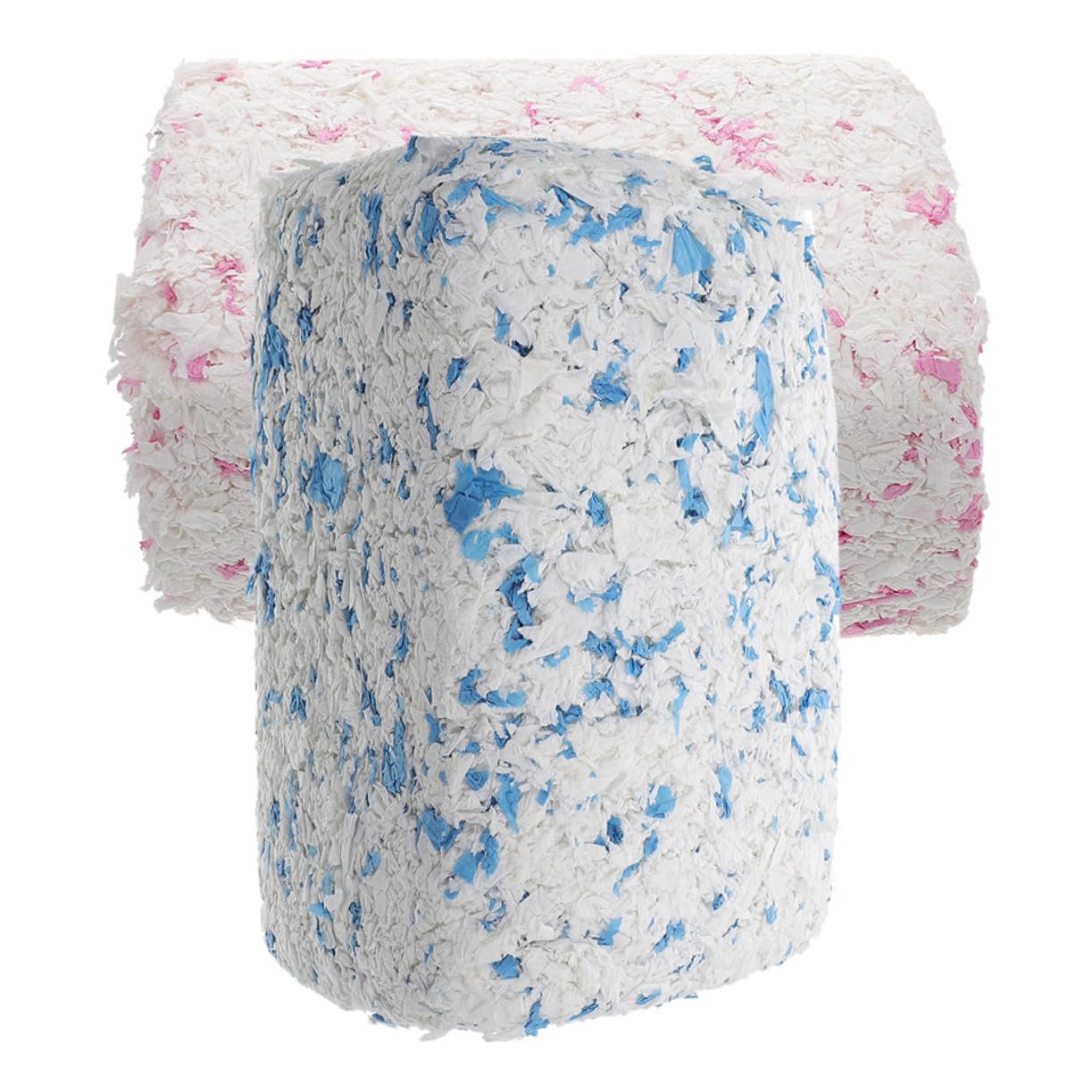 Käfigeinstreu aus Papier, 2 Beutel, Staubarm für Kleintiere | Chinchillas und Meerschweinchen, Weiche Papierfasern, für Innenkäfige, Saugfähige Einstreu