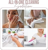 Vista 85 de DAN RIVER Juego de 4 toallas de baño, 27 x 54 pulgadas, 100% algodón, más grandes y ligeras, de secado rápido, súper suaves y absorbentes, toallas