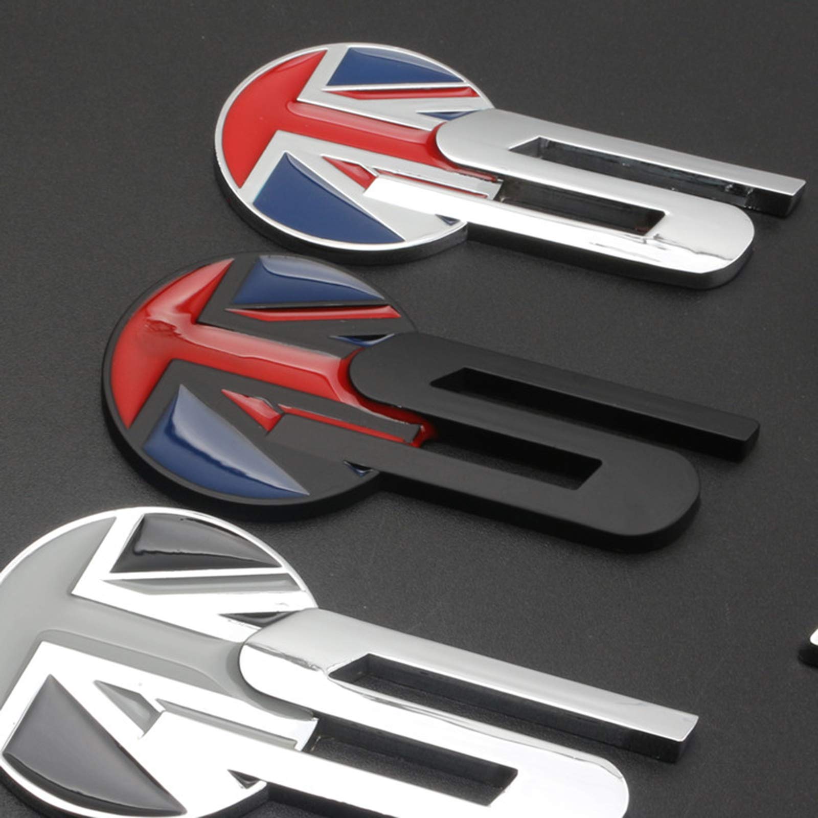 Nismo エンブレム クロームメッキ 金属製 ロゴ ステッカー リア トランク フェンダー等に デザインモデル 車 車用 ドレスアップ カスタムパーツ トランクエンブレムに 両面テープで取付簡単 汎用 ブラック 年間定番