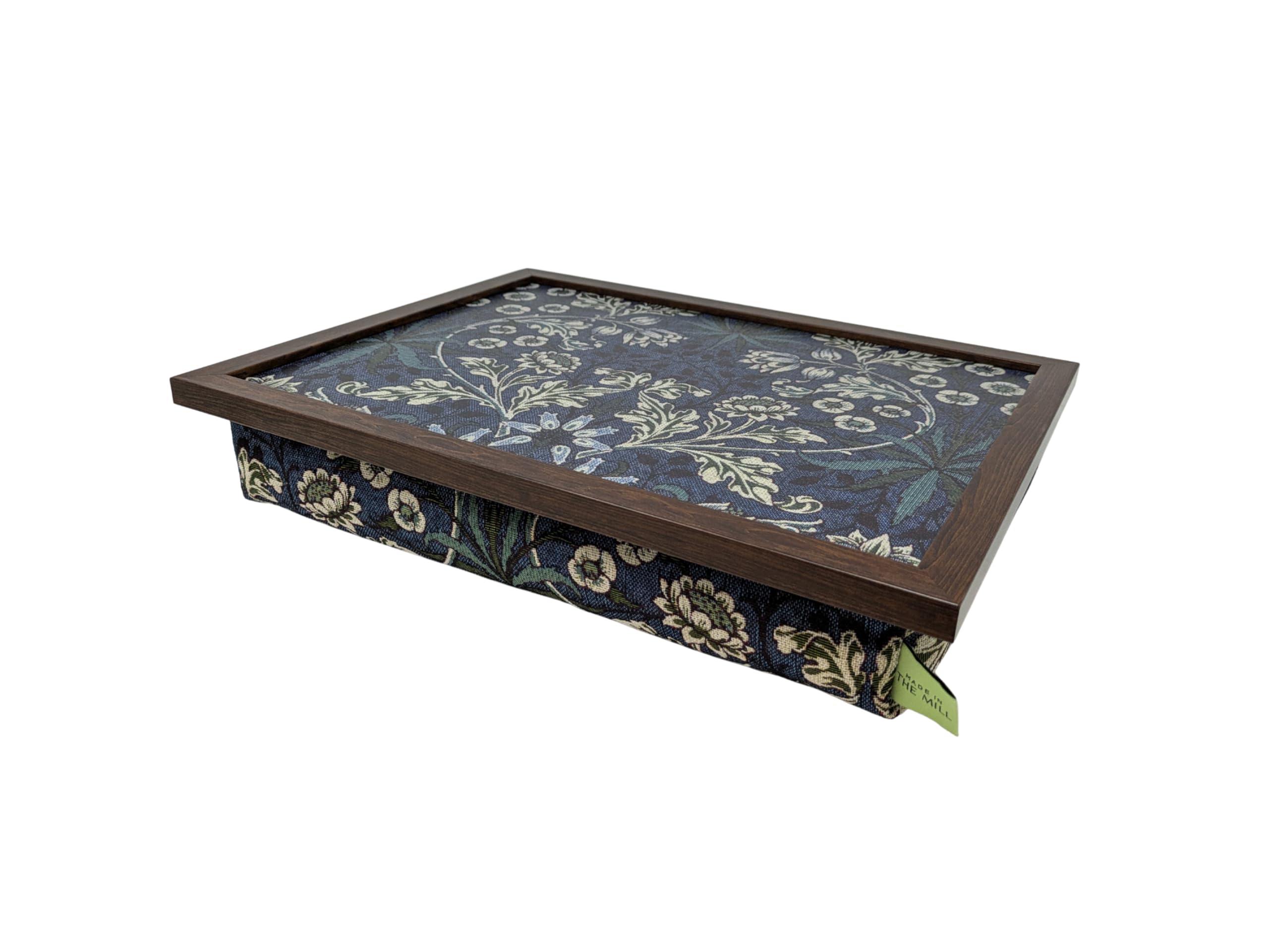 Easier To Patterned Made In The Mill Luxury "Hyacinth" William Morris Lap Tray With Cushioned Bean Bag Base