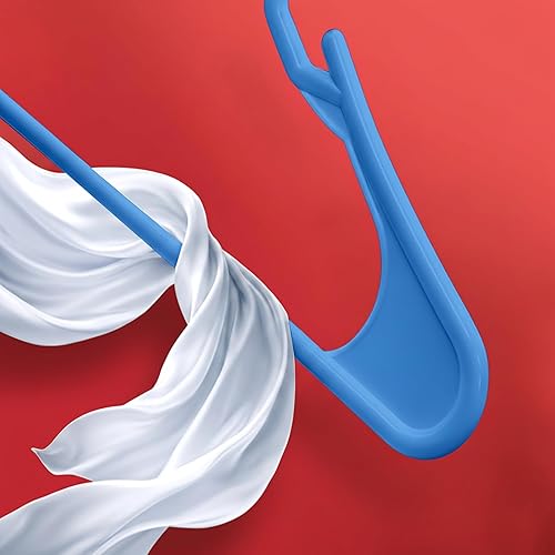 Miniatura 6 de Utopia Home Perchas de plástico paquete de 50 – Percha perfecta para ahorrar espacio – Duradera y fuerte – Organizadores de armario perfectos