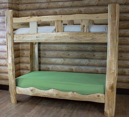 Miniatura 2 de Everything Summer Camp Cabin Comfort - Sábana para cuna de camping y caravanas - Se adapta cómodamente a todas las camas de tamaño de cuna de 72 x