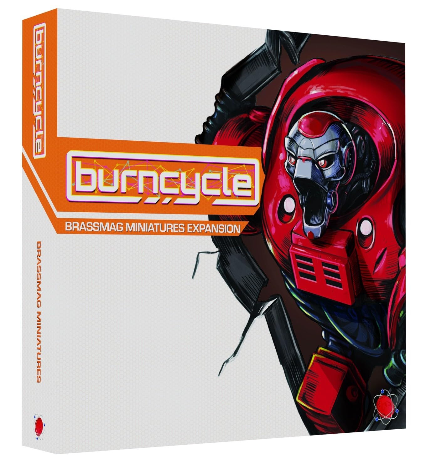 Chip Theory Games Burncycle: Bot and Guard BrassMag Figures - Premium Metal Miniatures for Enhanced Gameplay