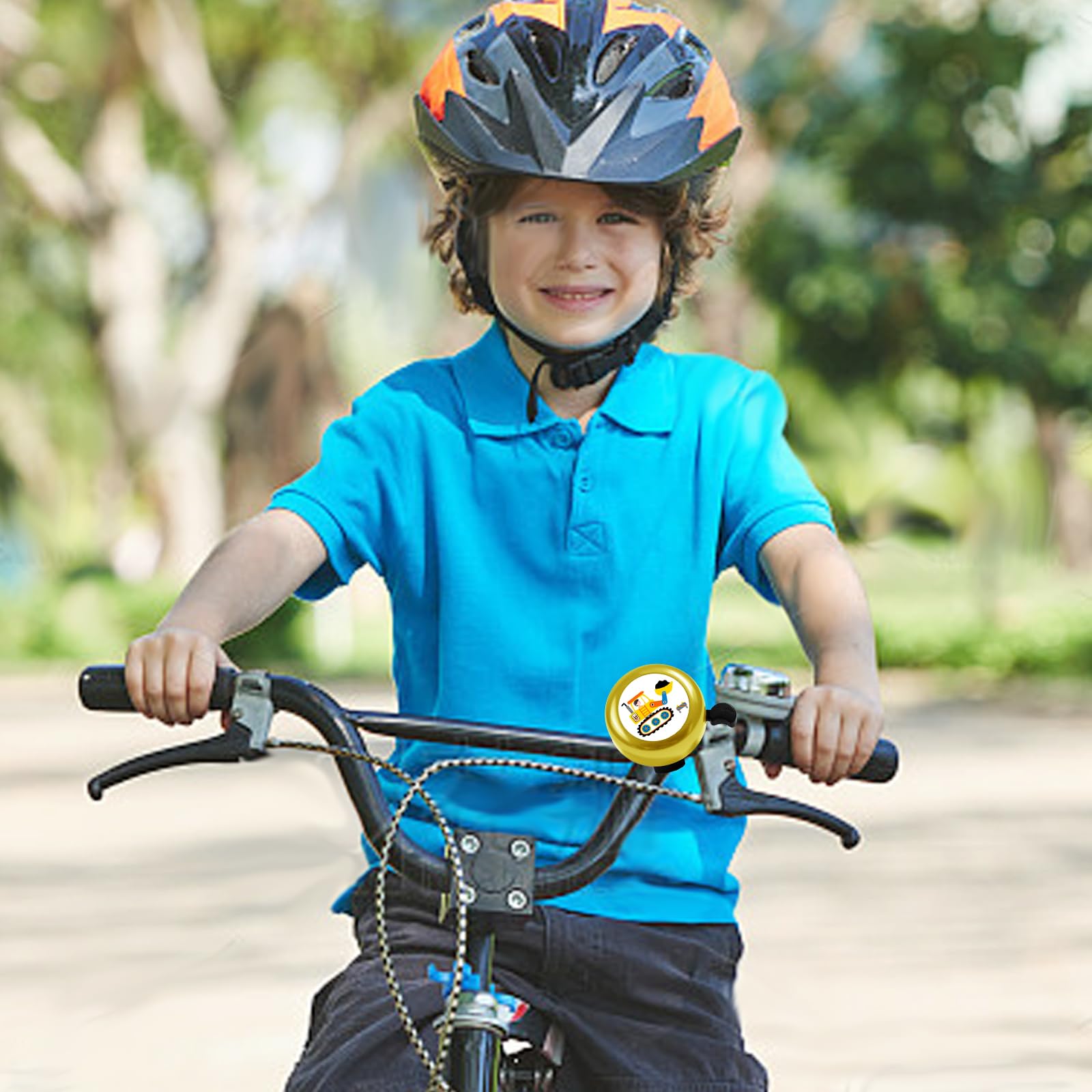 Kit Cloche De Vélo Enfant + Streamers Filles - Unicorn Bell+Tassels Vortika