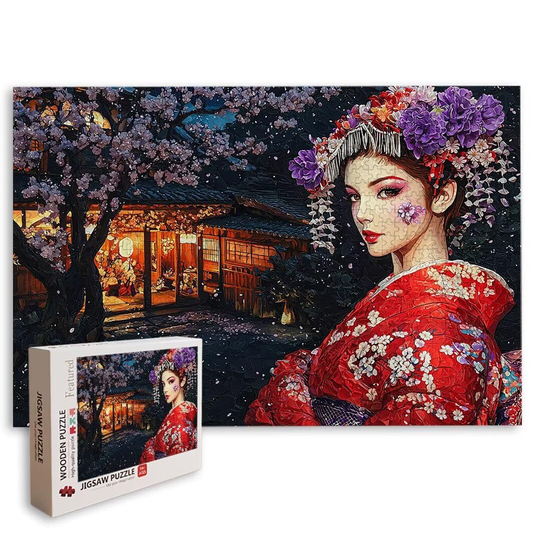 Puzzle Japón, Puzzle 1000 Piezas, Rompecabezas, Regalo Mujer, Decor -8464