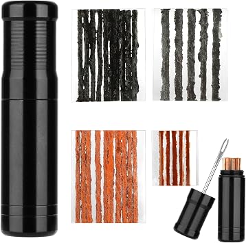 Tubeless Bike Tire Repair Tool Kit,3 Size &Insertion Tool Fork