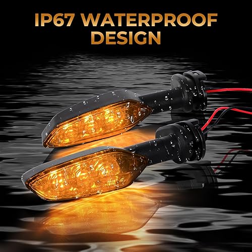 Miniatura 3 de Luces direccionales de motocicleta para Yamaha YZF R6 R1 R3 R7 MT09 MT07 Tenere 700 XJ6 Tracer 900 FZ25 FZ6 FZ1 MT-03, indicador LED delantero o