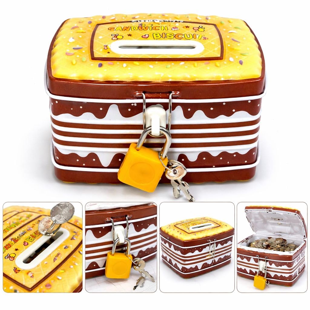 Sajani Cute Cartoon Creative Portable Piggy Bank, Money Saving Box