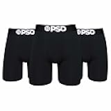Men's Basic Solid Boxer Briefs - 7 Inch Inseam Breathable and Supportive Men's Underwear with Moisture-Wicking Fabric
