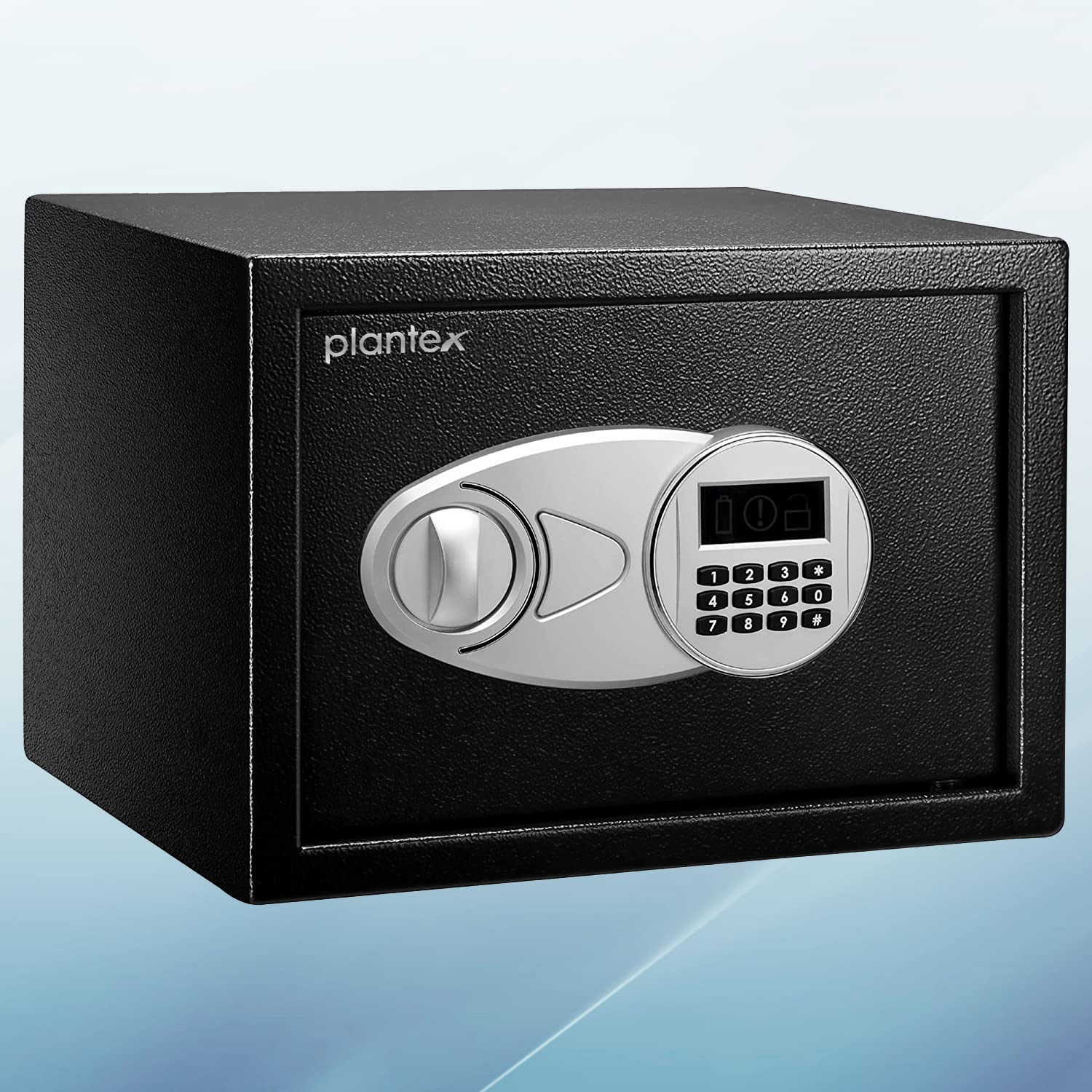 Plantex Basics 15 Litre Locker For Home/Digital Safe Locker With Keypad For Jewellery, Money & Other Valuables/Safety Locker High Secure/Tijori Box - (Black)