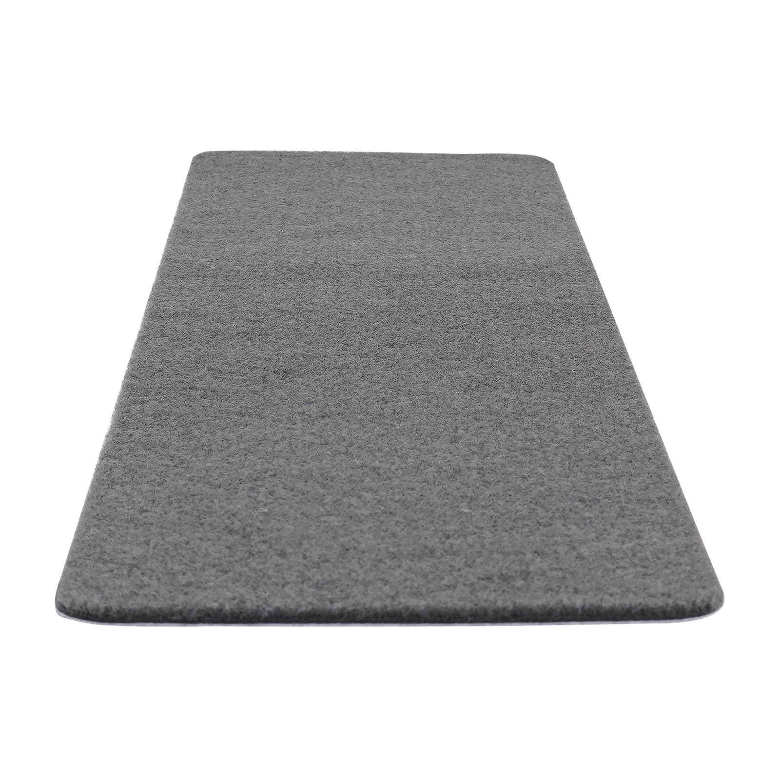 Stufenmatten, 15pcs Treppenstufen Treppenteppich, Anti-Rutsch Treppen Stufenmatten, Stufenschutz Stufenteppich für Holztreppen, Steintreppen, gestrichenen Treppen (Grau, 20.3 * 76cm)