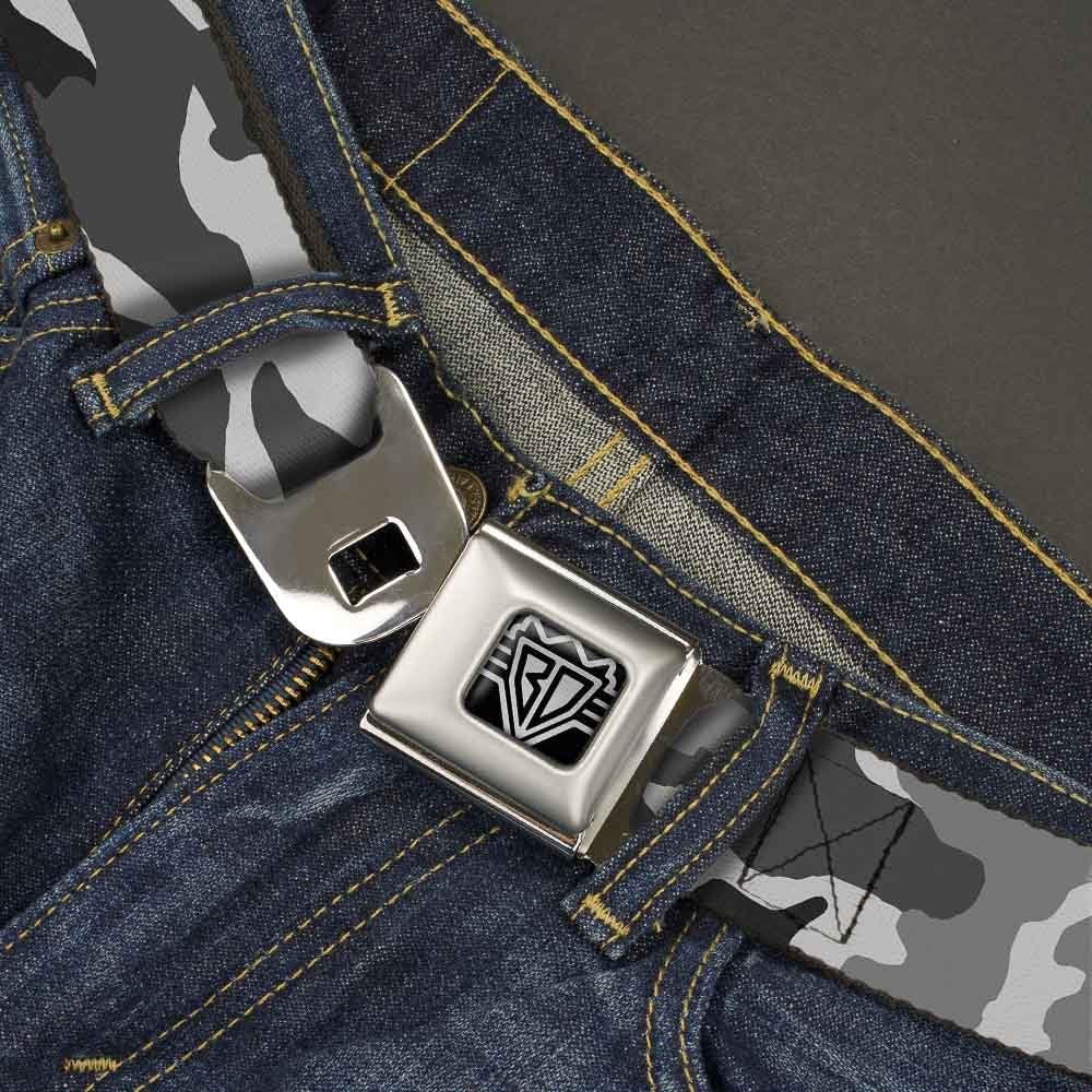 Buckle-Down Seatbelt Belt - Camo White - 1.0" Wide - 20-36 Inches in Length