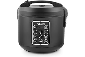 AROMA 12-Cup (Cooked) Digital Rice & Grain Multicooker (ARC-966BD): Perfect 6-Cup Uncooked Rice Solution