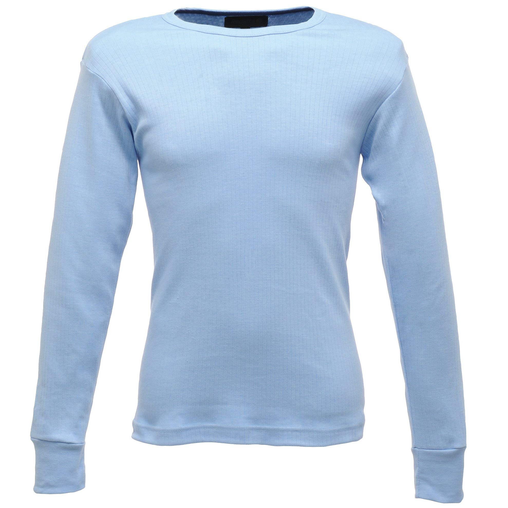 Regatta Professional Mens Short Sleeved Thermal Vest Base Layer Blue