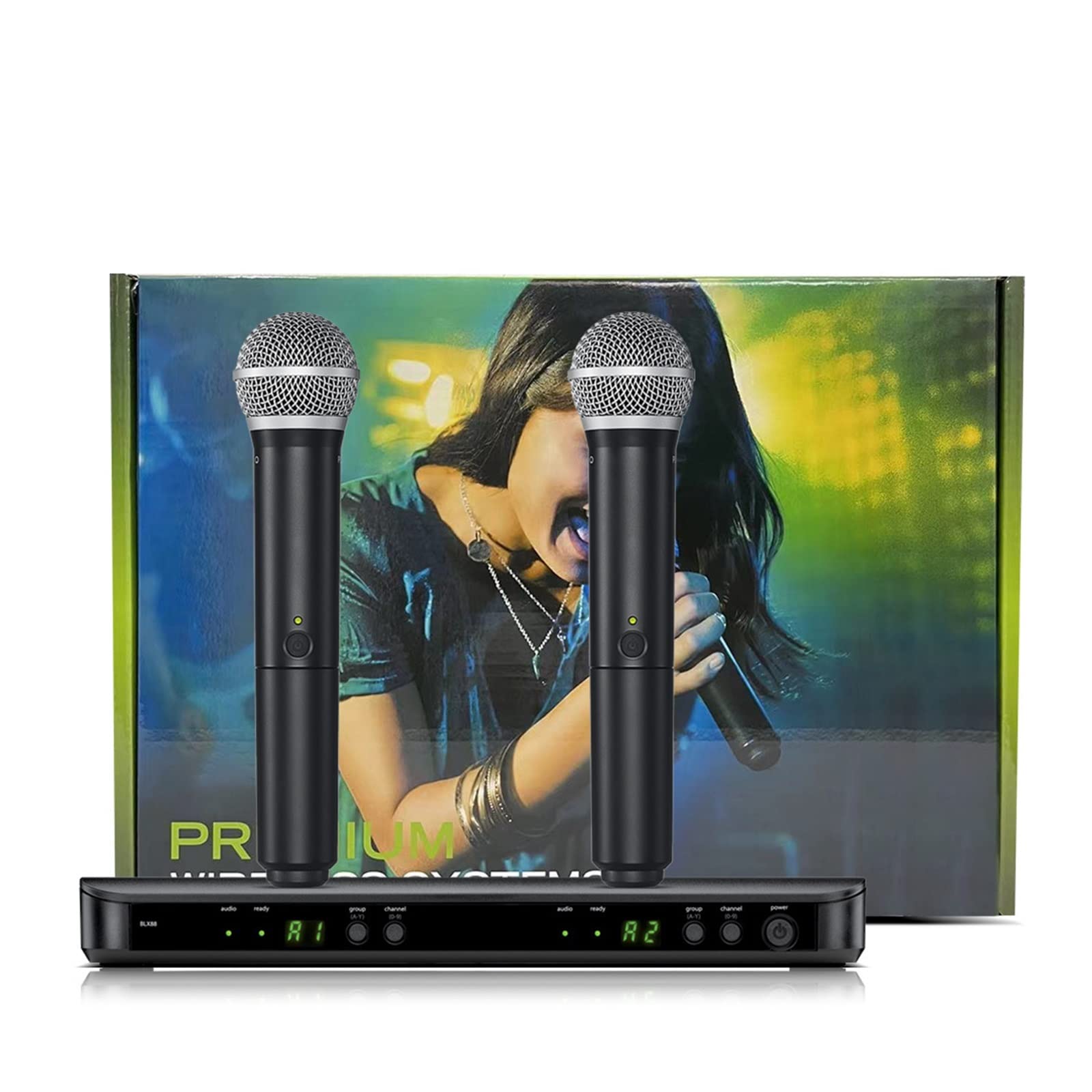 Amazon.co.jp: 職業 1 チャンネルワイヤレスボーカルマイク UHF 