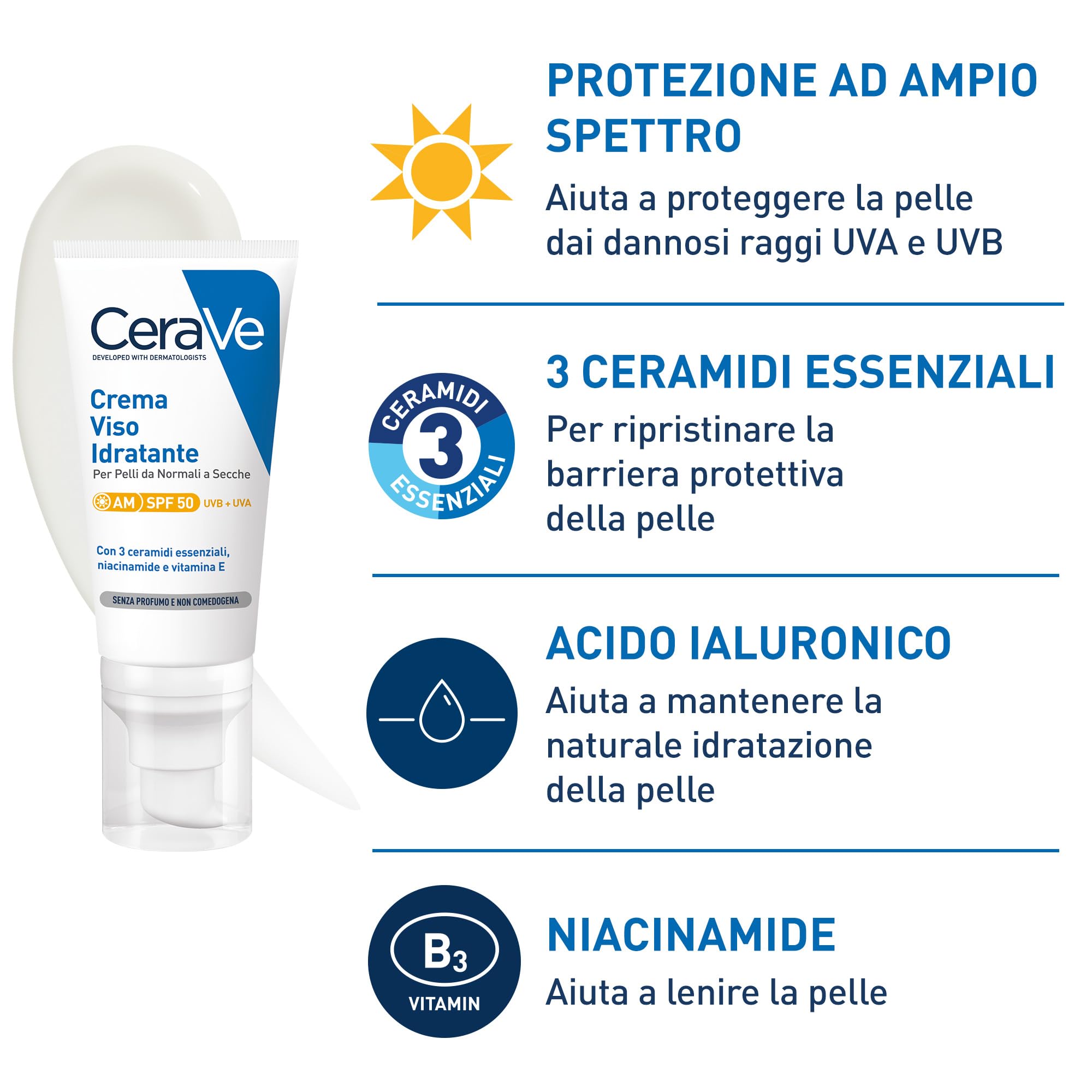 Kit Routine CeraVe Crema Viso SPF30 e Contorno Occhi