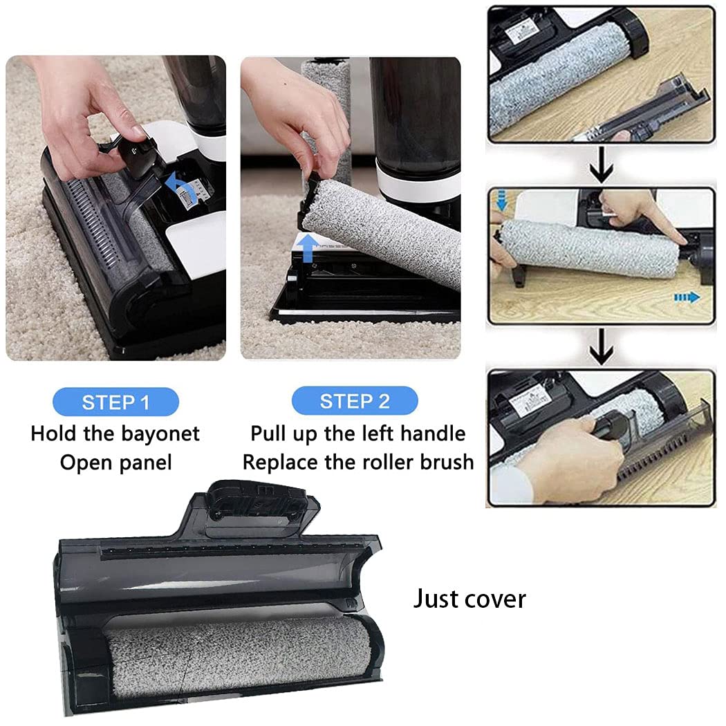 Compatibile for TINECO Compatibile for IFloor 3 / Floor One S3 Spazzola a rullo Filtro Hepa Accessori for aspirapolvere Cordless Wet Dry Floor Washer Pezzi di ricambio(Set p
