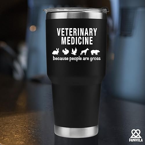 Miniatura 7 de Veterinary Medicine Because People Are Gross Veterinary Gifts Vaso de acero inoxidable aislado al vacío, veterinario, veterinario, veterinario,