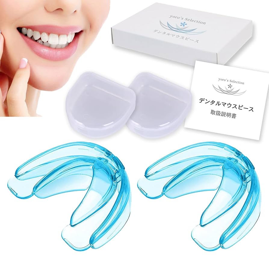 【✨限界特価✨】マウスピース ケース　トレイ　説明書　2個セット　歯型　歯ぎしり マウスピース 歯ぎしり ワンタイムトレイ,専用ケース取扱説明書