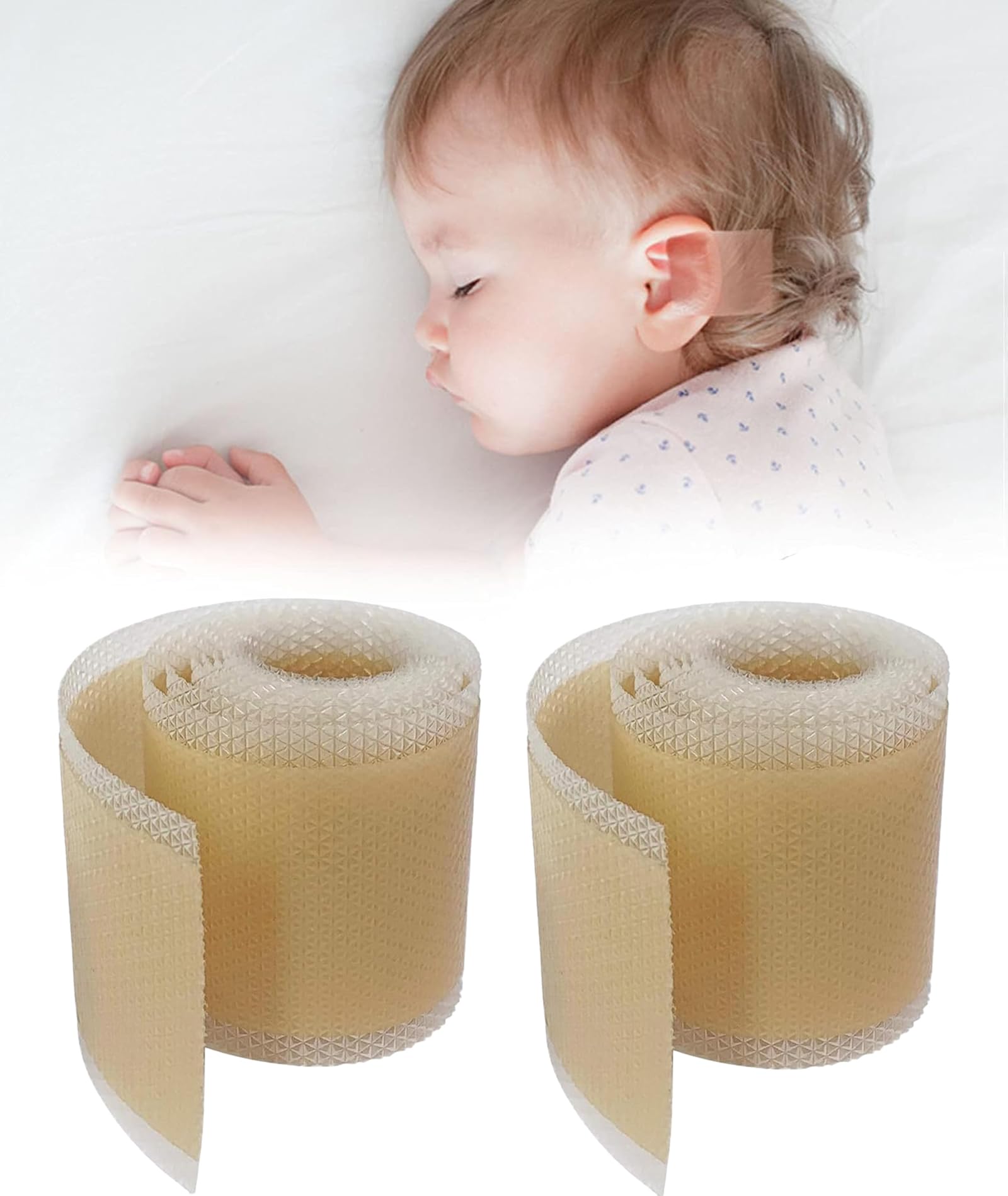 2PCS Ear Corrector, Self-Adhesive Silicone Tape for Kids, Improves Ear Positioning and Appearance, Gentle and Comfortable,Ear Aesthetic Correctors, Tape Waterproof Kids, Protruding Ear Patch Stickers-image-20