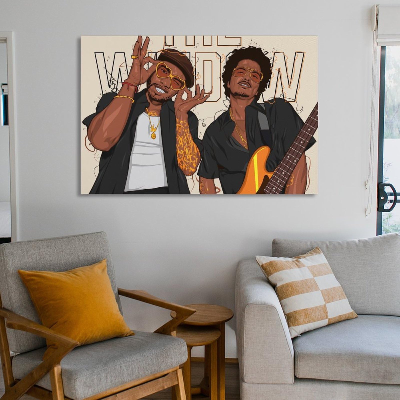 Poster artistico da parete con stampa artistica da parete con cantante rap hip hop all star (12), poster decorativo moderno per la famiglia, 40 x 60 cm