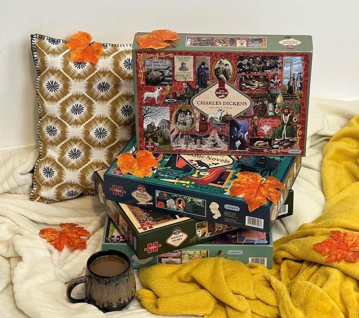 Gibsons Puzzle by - 1000 Book Club: Charles Dickens – 1000 Piece Puzzles for Kids and Adults – Ages 12+