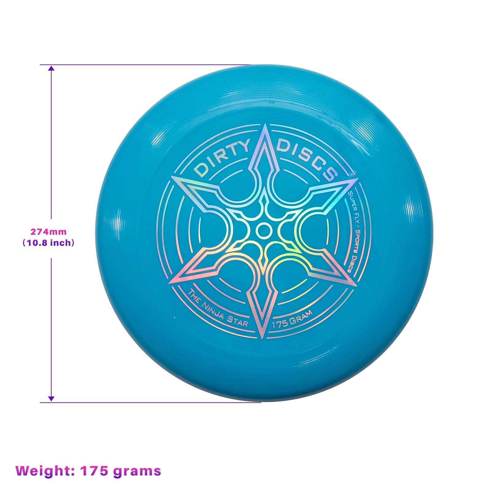 Indy Dirty Disc Frisbee 175 g Professionale Blu