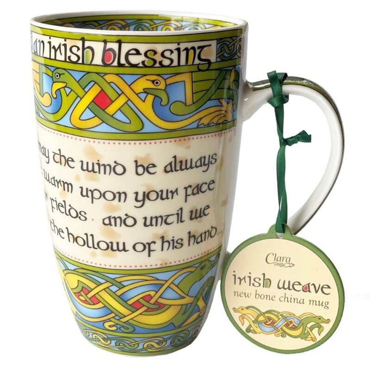 妖精の国Irelandから来た ＊まぁるい手鏡◯ Amazon.com | Royal Tara Irish Blessing Set - Bone China Cup 14 Fl