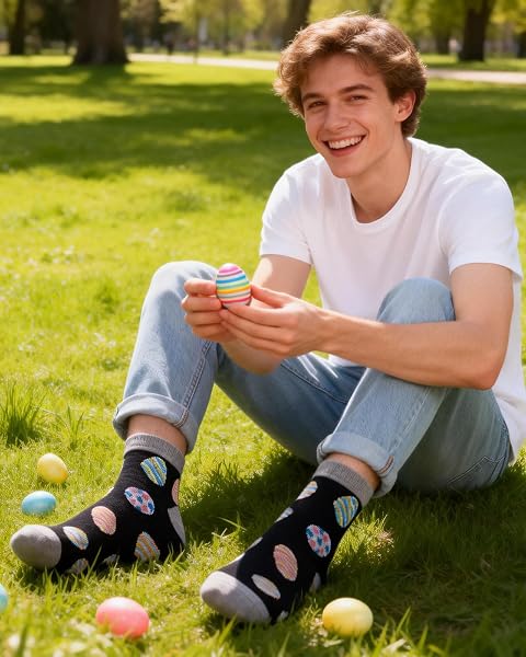 TUZELIYA Lustige Socken für Damen Herren und Kinder Unisex - Colours Lustige Socken mit Motiv - Mehrfarbige, Bunte, Verrückte für die Lebensfreude, Baumwolle - 2