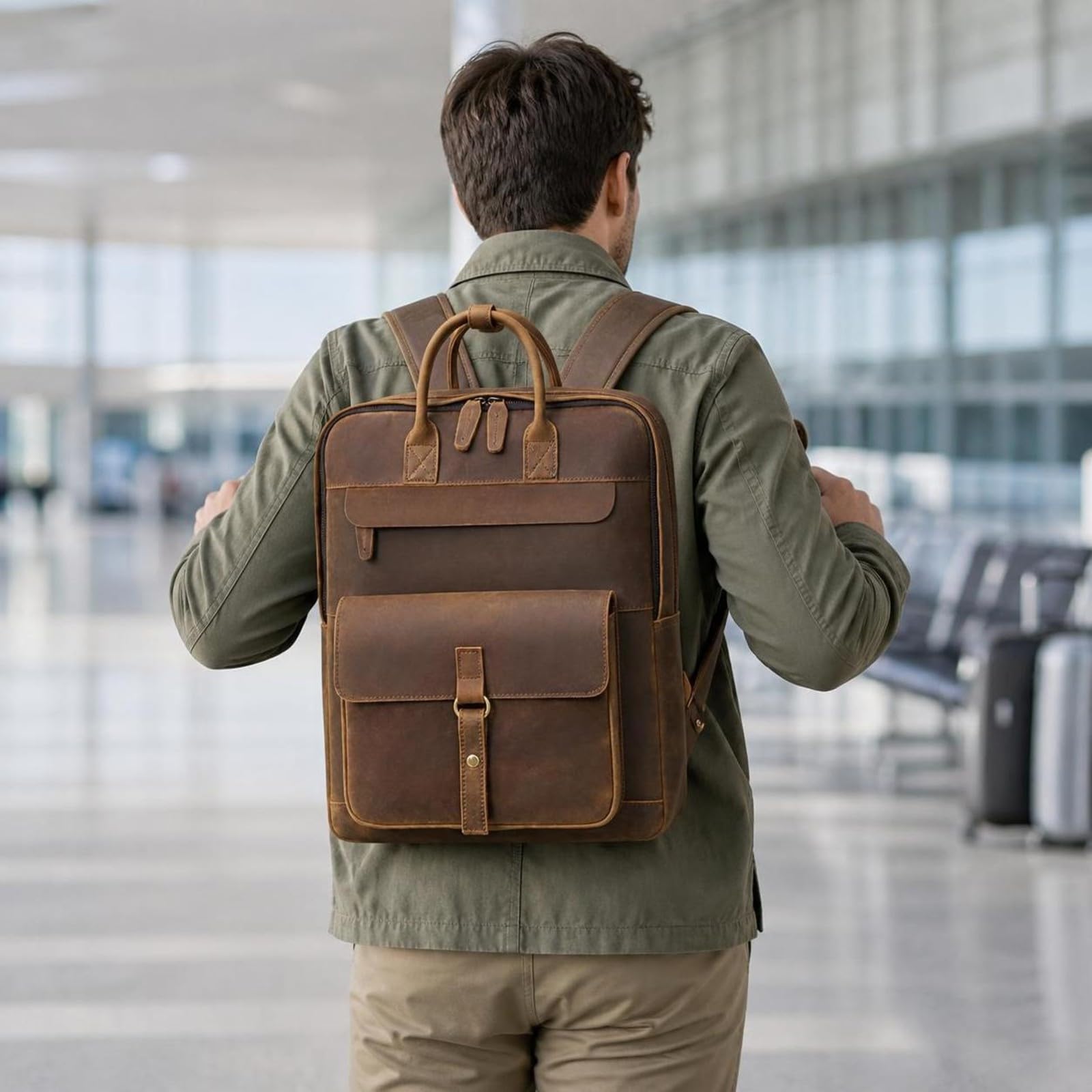 KESOTO Mochila con talles | Unisex, Mochila para Portátil, Multibolsillos, Bolsa, Senrismo, Estudiantes