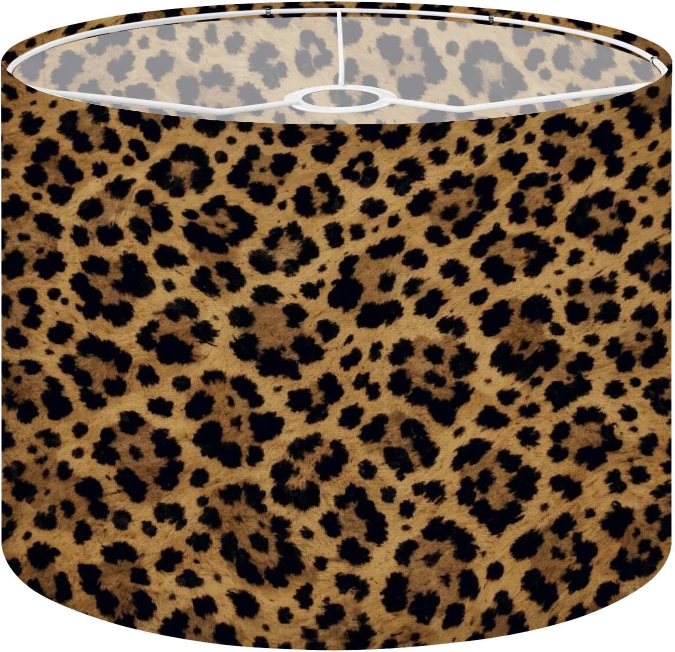 Lamp Shade Abstract Leopard pattern seamless design Drum Lampshades for Floor Lamps Table Lamp Pendant Light 8.9"x11" Linen Lamp Cover Replacement Large Lamp Shade