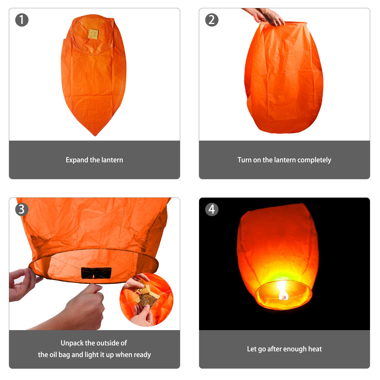 Buy Maikerry 10 Pack White Handmade Chinese Lanterns 100 Biodegradable