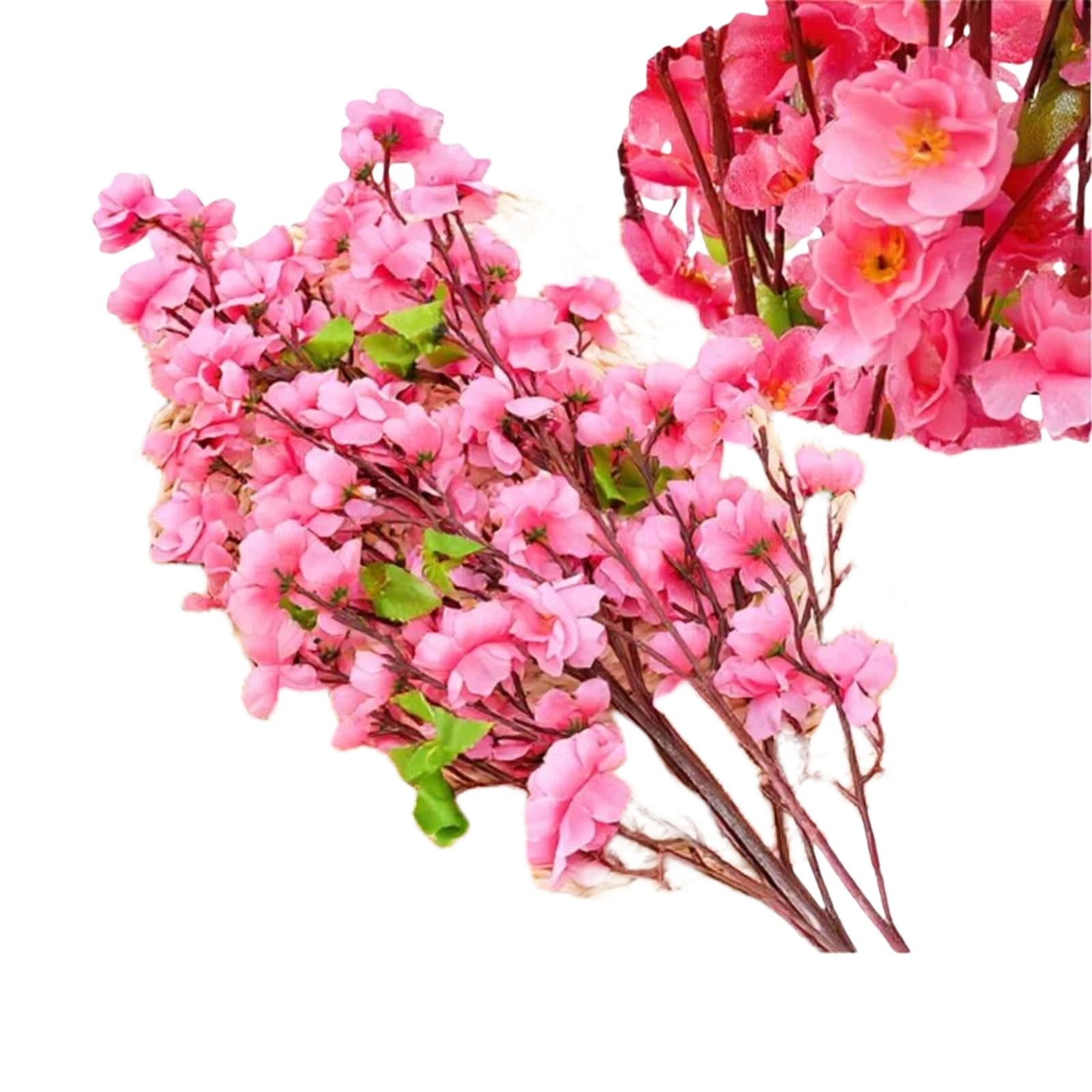 FCHXXDAD Simulated Peach Blossom Plum Blossom Branch Plastic Single Flower Wedding Decoration