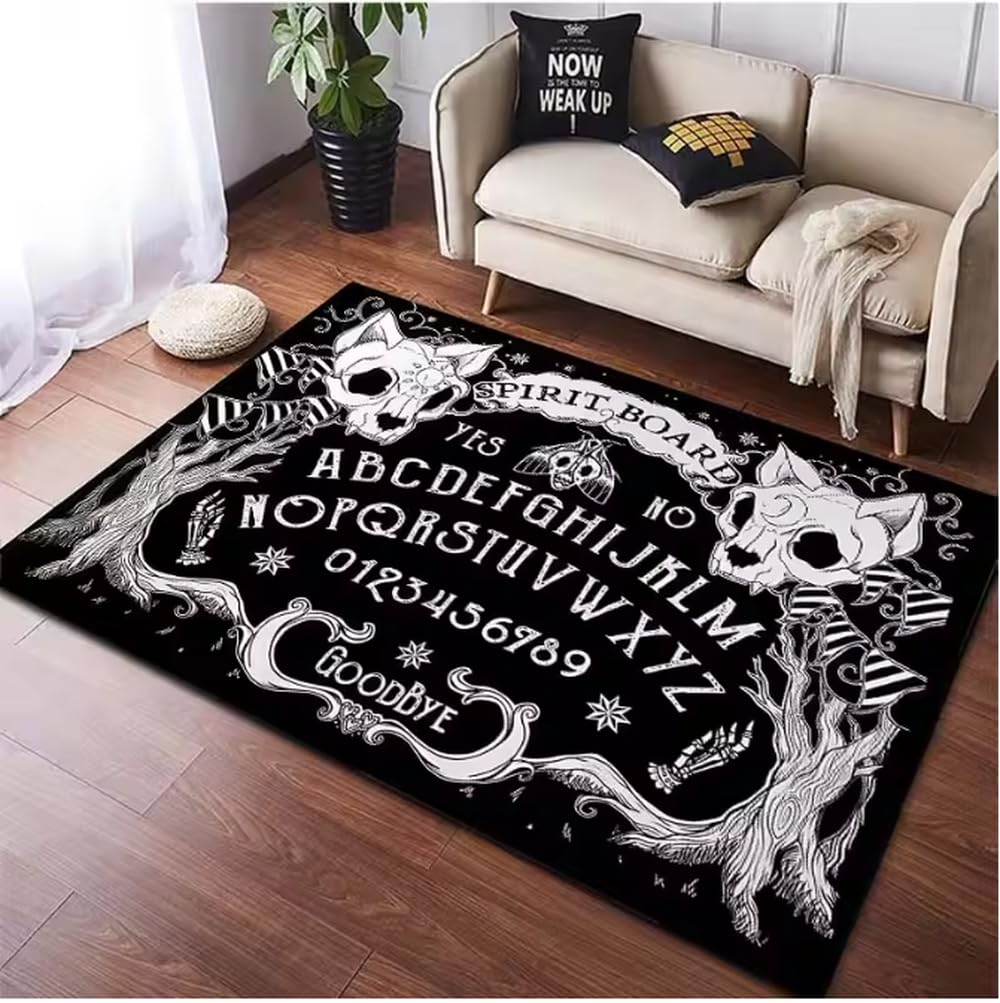 Ouija Brett Teppich Für Wohnzimmer Wohnkultur Sofa Tisch e Schlafzimmer Nachttisch Fußpolster Bodenmatte 80X150Cm