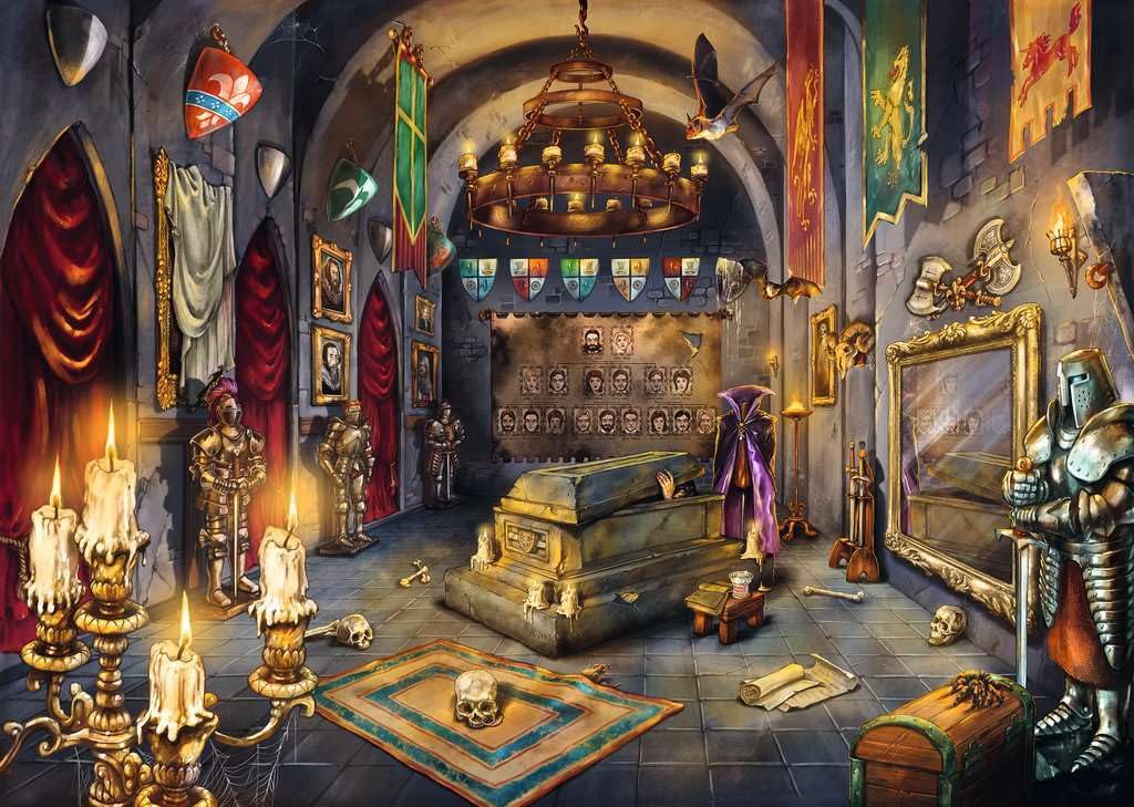 Ravensburger 12000787 - The Vampire's Castle - 1000 pieces jigsaw puzzle - Puzzle for adults and kids age 14 years up - Image 2