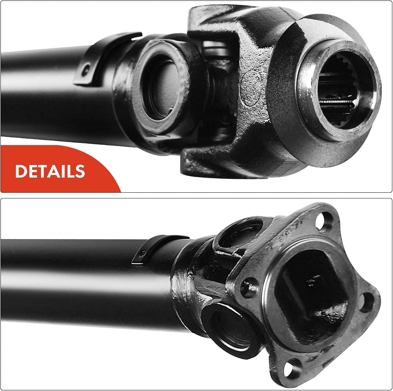 A-Premium Rear Complete Drive Shaft Prop Shaft Driveshaft Assembly Compatible with Land Rover Freelander 2002-2005, AWD Automatic Transmission Sport Utility, Replace# TVB000190