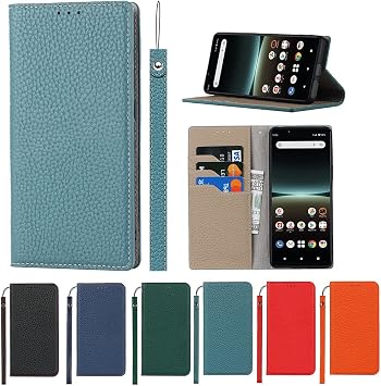 Eastwave Xperia 5 IV حالة جلد طبيعي جلد طبيعي سوني Xperia 5 iv docomo SO-54 C au SOG09 softbank XQ-CQ44 حالة سوني xperia 5 iv دفتر نوع غطاء غطاء دفتر الملاحظات جلد الجينات لينة