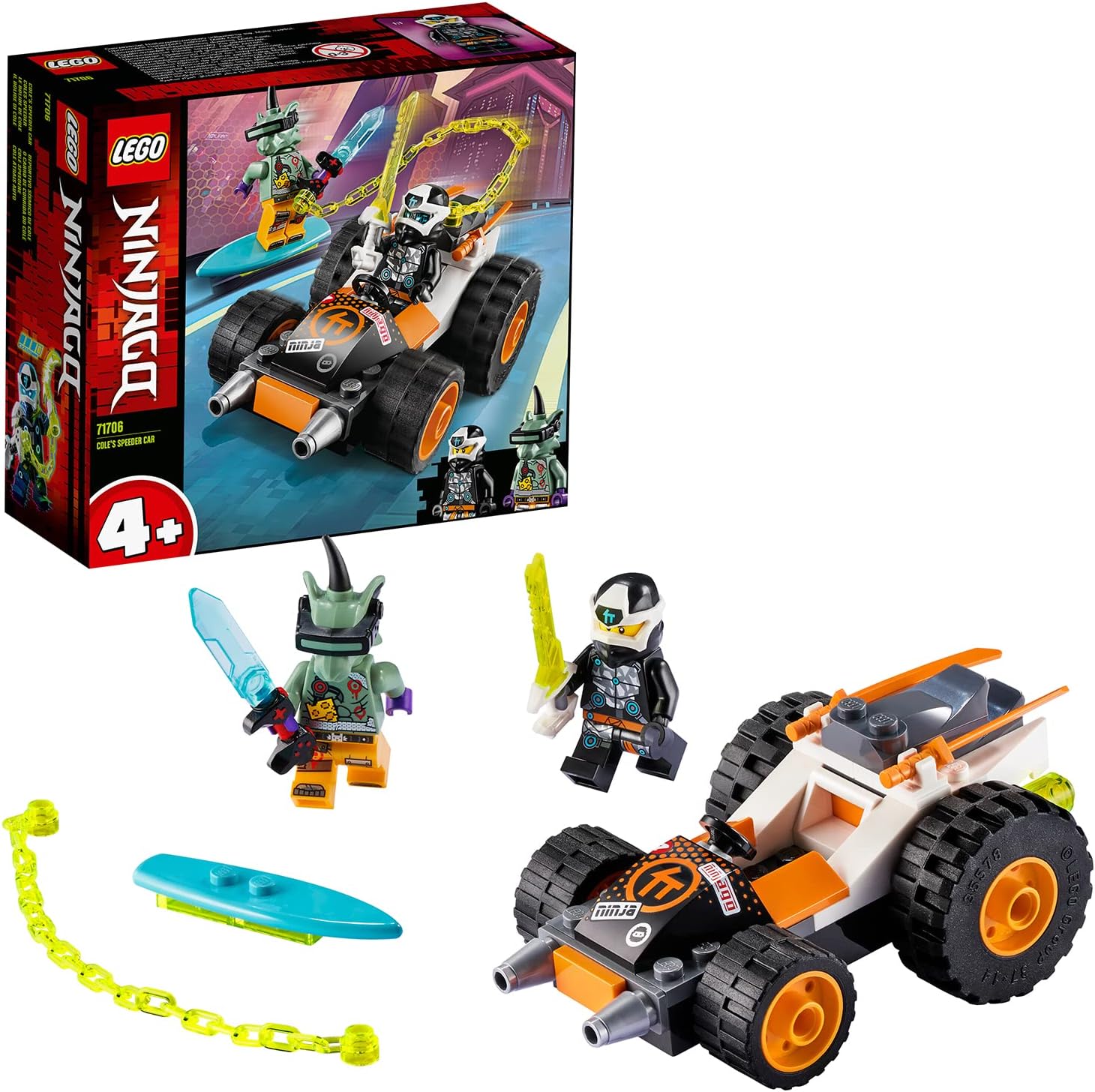 LEGO 71706 Ninjago Cole's Speeder Car