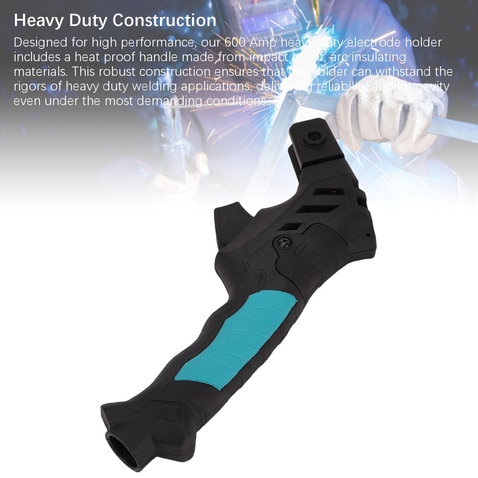 CHICIRIS Uniwersalny Uchwyt Elektrodowy 600A, Ergonomiczny Uchwyt