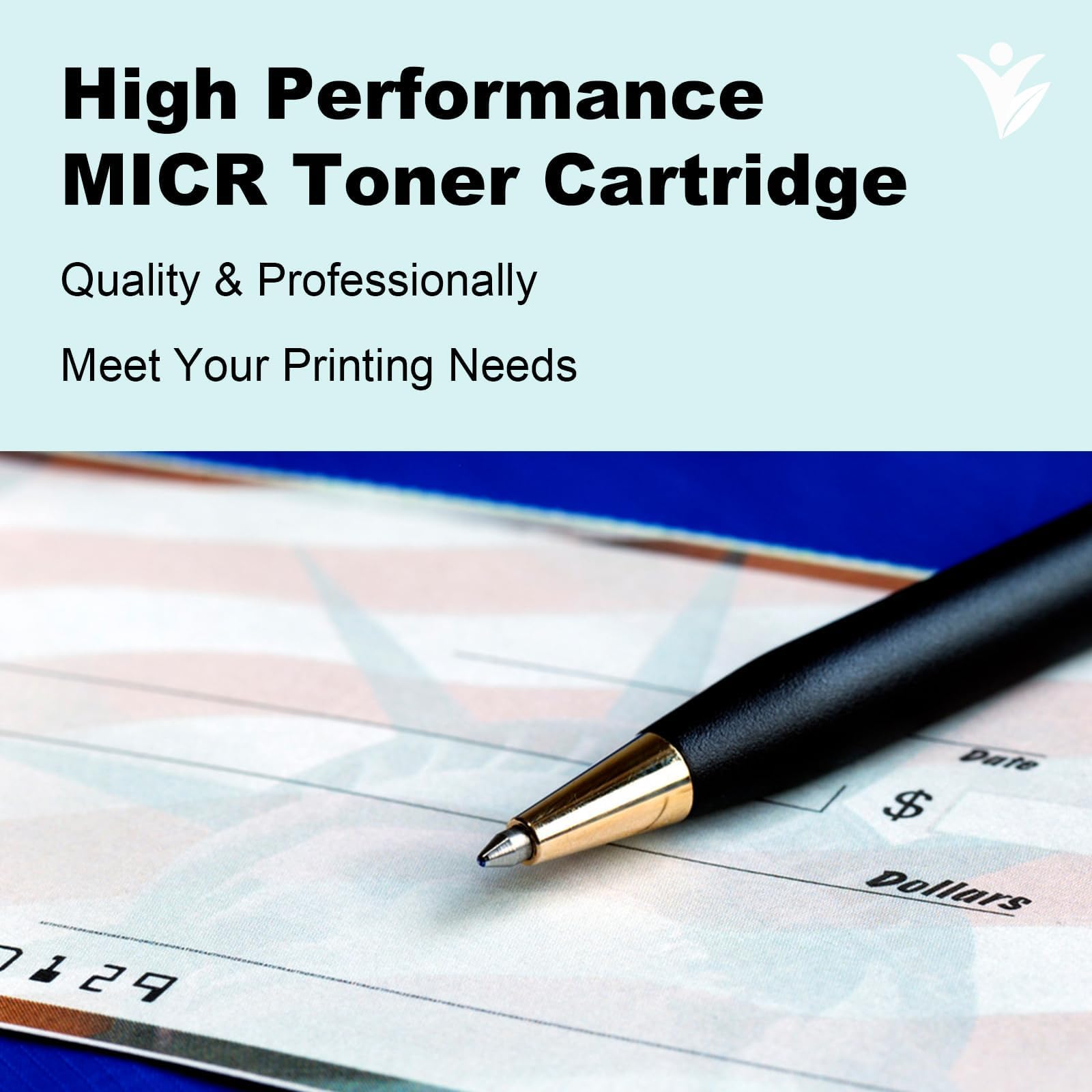 MICR CF226A CF226X 26A Cartouche de toner pour imprimantes HP Pro Laser M426fdn M426fdw M402 M402n M402dn M402dw Remplacement pour imprimante HP MICR CF226A 26A CF226X (1 noir)