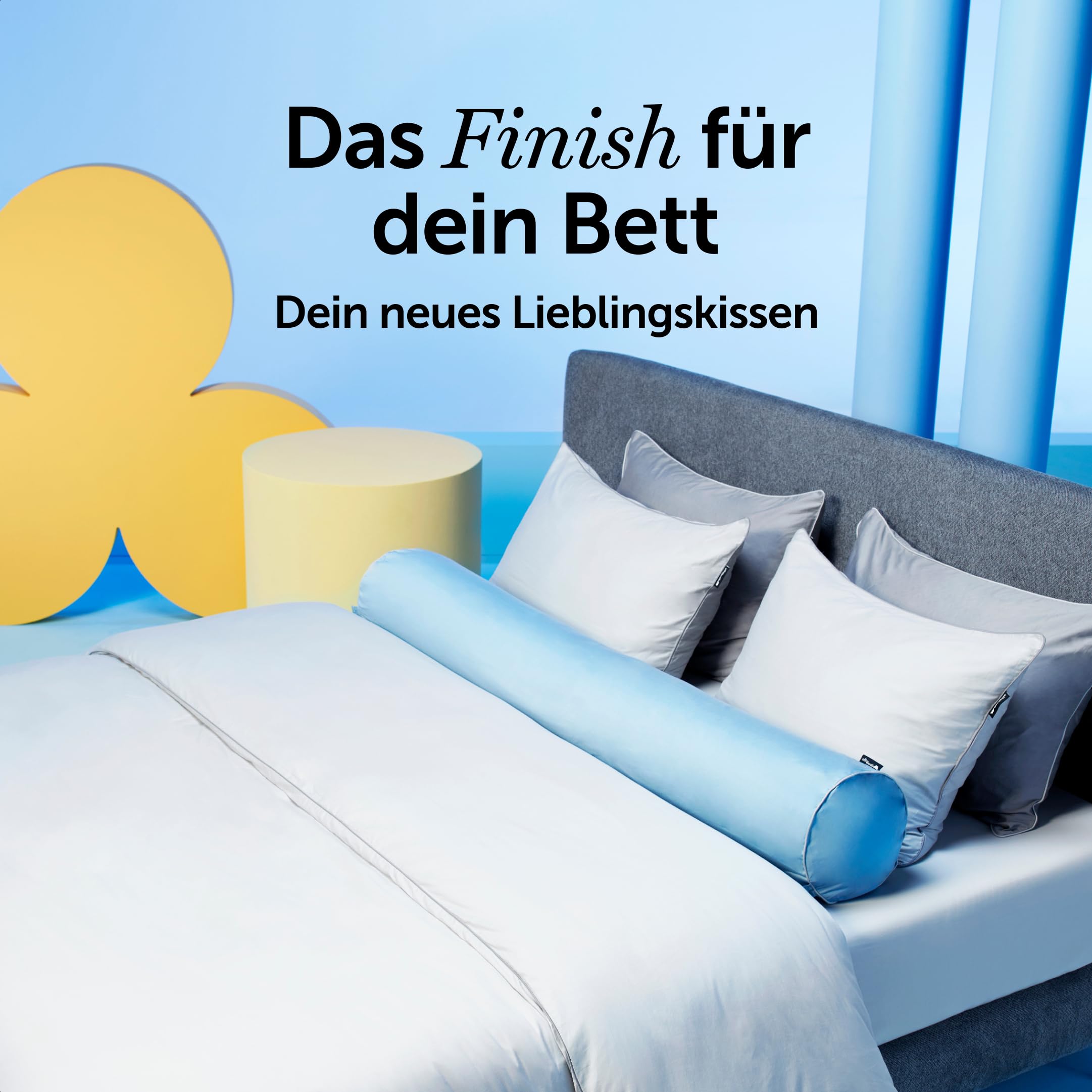 Cloudpillo Nest Körperkissen 150x24 cm - Memory-Foam-Kissen für Seitenschläfer, Schwangerschaft und Rückenschmerzen - Weiches Schlafkissen - Ergonomisches Bettkissen - Hypoallergen